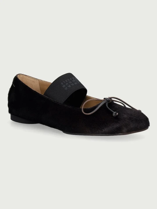Obrázek produktu MM6 Maison Margiela baleríny kožené hnědá