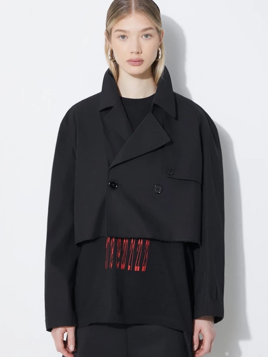 Obrázek produktu MM6 Maison Margiela Bavlněná bunda MM6 Maison Margiela černá