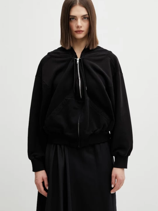 Obrázek produktu MM6 Maison Margiela Bavlněná mikina MM6 Maison Margiela černá