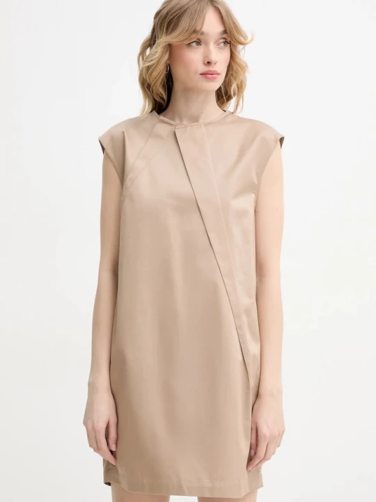 Obrázek produktu MM6 Maison Margiela Bavlněné šaty MM6 Maison Margiela zelená