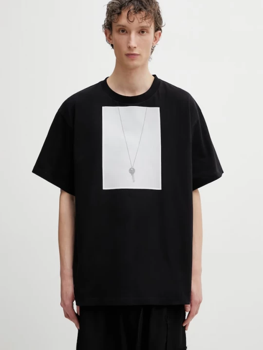 Obrázek produktu MM6 Maison Margiela Bavlněné tričko černá