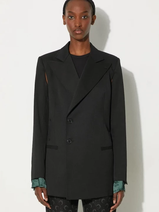 Obrázek produktu MM6 Maison Margiela Blazer příměsí vlny MM6 Maison Margiela černá