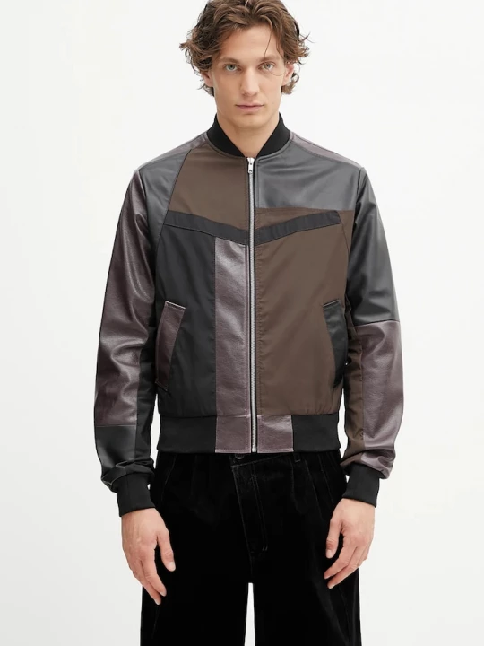 Obrázek produktu MM6 Maison Margiela Bomber bunda MM6 Maison Margiela hnědá