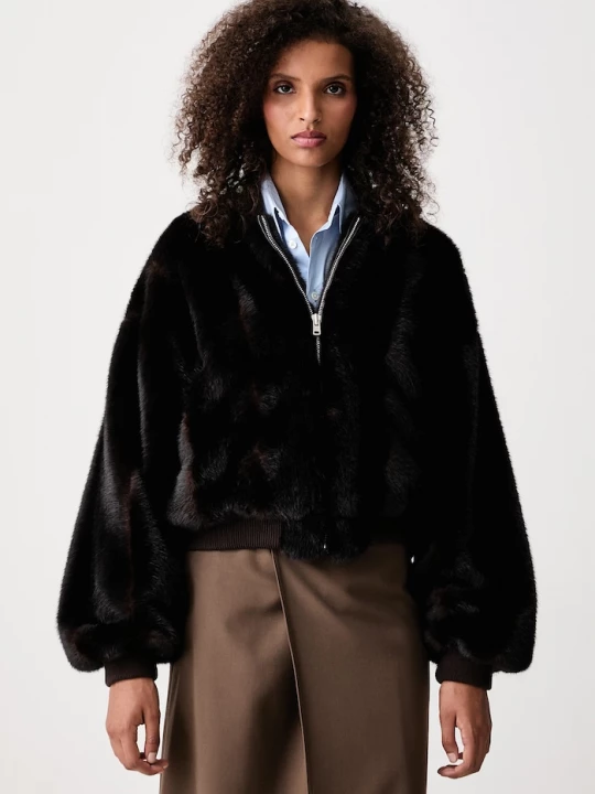 Obrázek produktu MM6 Maison Margiela bomber dámská hnědá