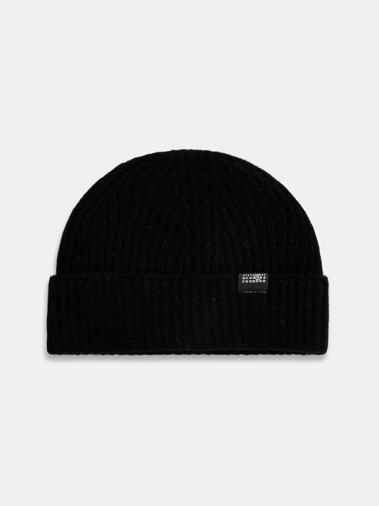 Obrázek produktu MM6 Maison Margiela Čepice s příměsí vlny MM6 Maison Margiela černá