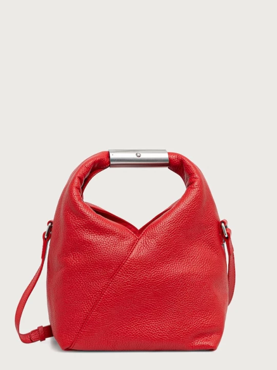 Obrázek produktu MM6 Maison Margiela crossbody kabelka dámská kožená červená