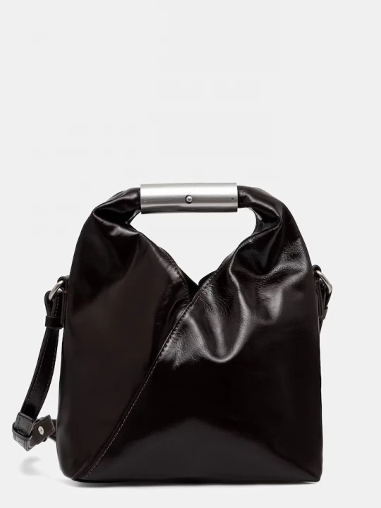 Obrázek produktu MM6 Maison Margiela crossbody kabelka dámská kožená hnědá