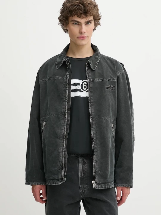 Obrázek produktu MM6 Maison Margiela Džínová bunda MM6 Maison Margiela černá