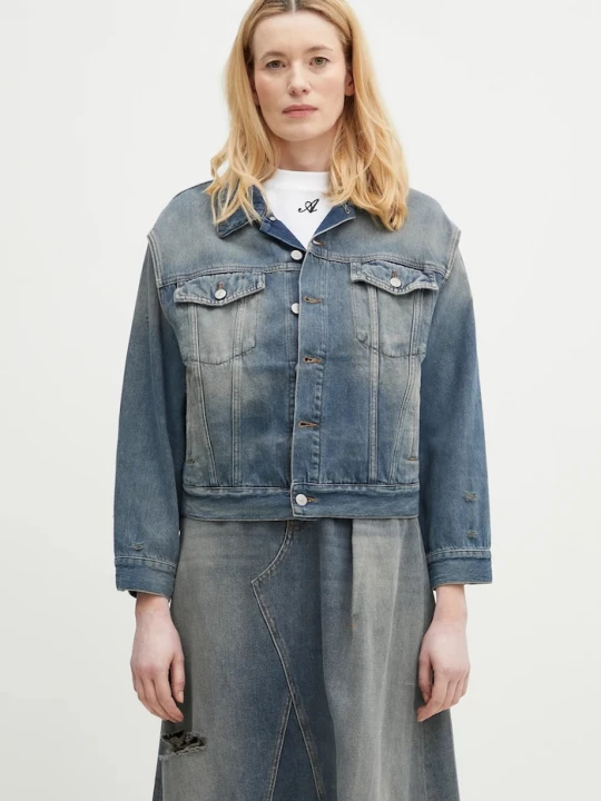 Obrázek produktu MM6 Maison Margiela Džínová bunda MM6 Maison Margiela modrá