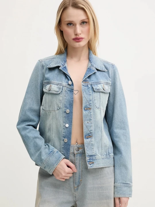 Obrázek produktu MM6 Maison Margiela Džínová bunda MM6 Maison Margiela modrá