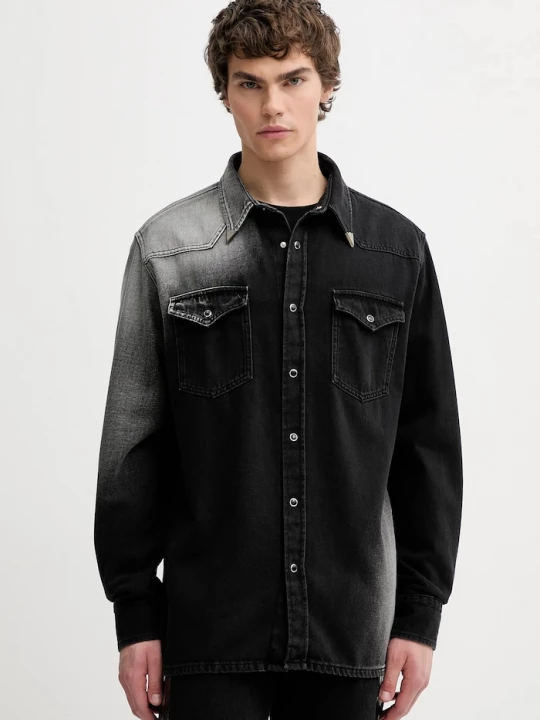 Obrázek produktu MM6 Maison Margiela Džínová košile MM6 Maison Margiela černá