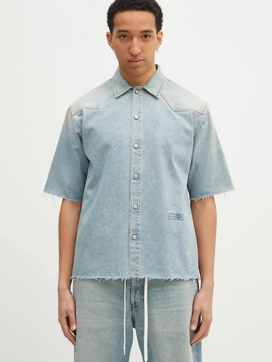 Obrázek produktu MM6 Maison Margiela Džínová košile MM6 Maison Margiela modrá