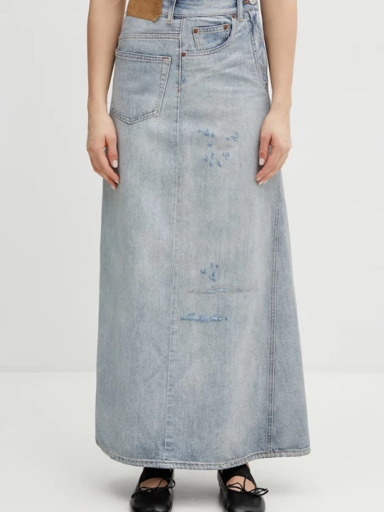 Obrázek produktu MM6 Maison Margiela Džínová sukně MM6 Maison Margiela modrá