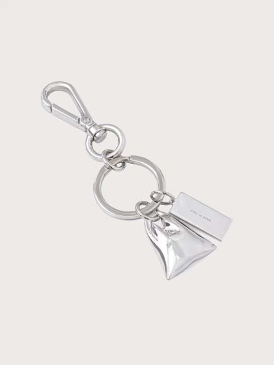 Obrázek produktu MM6 Maison Margiela klíčenka kovová stříbrná