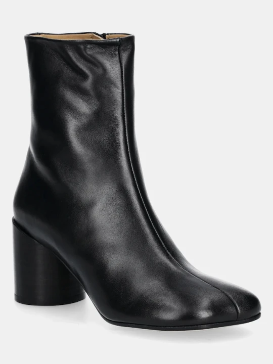 Obrázek produktu MM6 Maison Margiela kotníkové boty dámské kožené černá