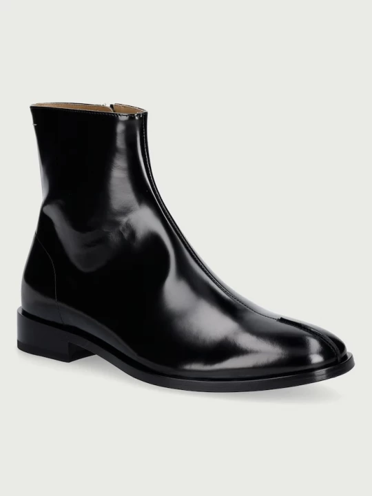 Obrázek produktu MM6 Maison Margiela kotníkové boty pánské kožené černá