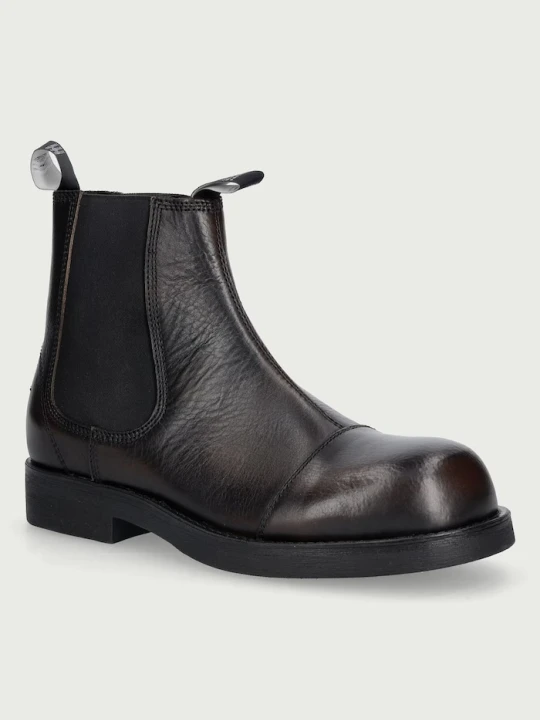 Obrázek produktu MM6 Maison Margiela kotníkové Chelsea boty pánské kožené hnědá