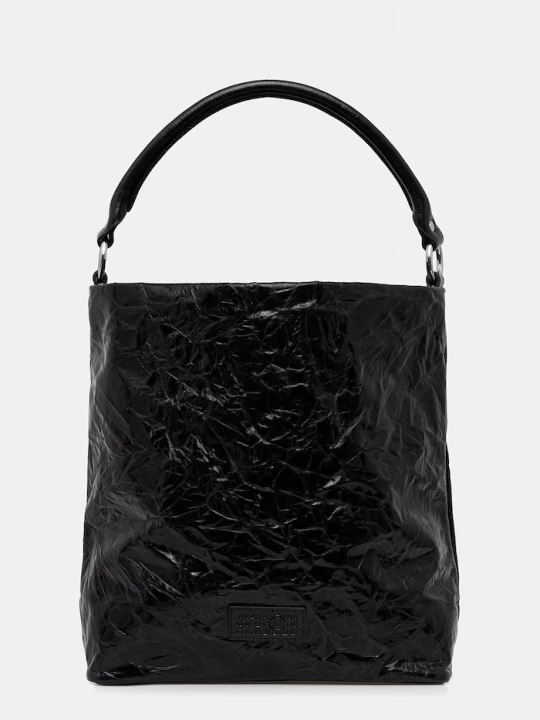 Obrázek produktu MM6 Maison Margiela Kožená kabelka černá