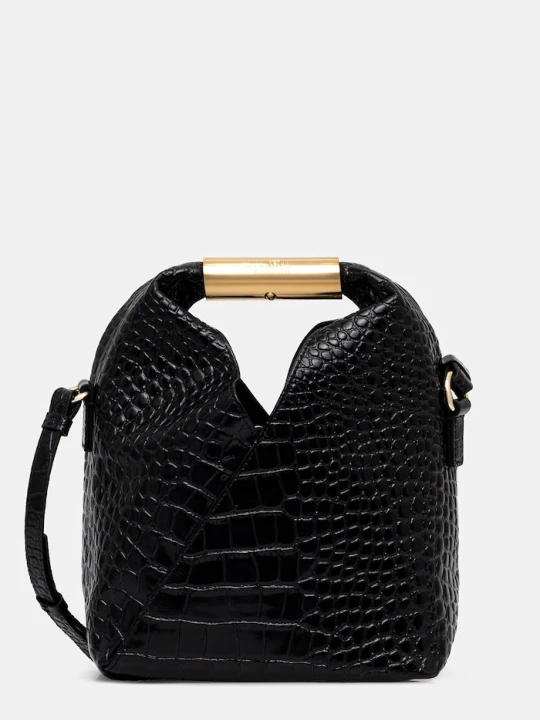 Obrázek produktu MM6 Maison Margiela Kožená kabelka černá