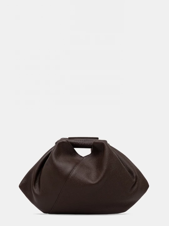 Obrázek produktu MM6 Maison Margiela Kožená kabelka hnědá