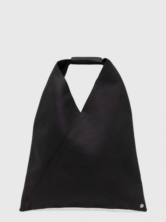 Obrázek produktu MM6 Maison Margiela Kožená kabelka MM6 Maison Margiela černá