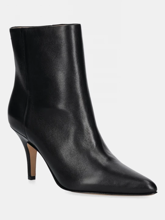 Obrázek produktu MM6 Maison Margiela Kožené kotníkové boty MM6 Maison Margiela černá