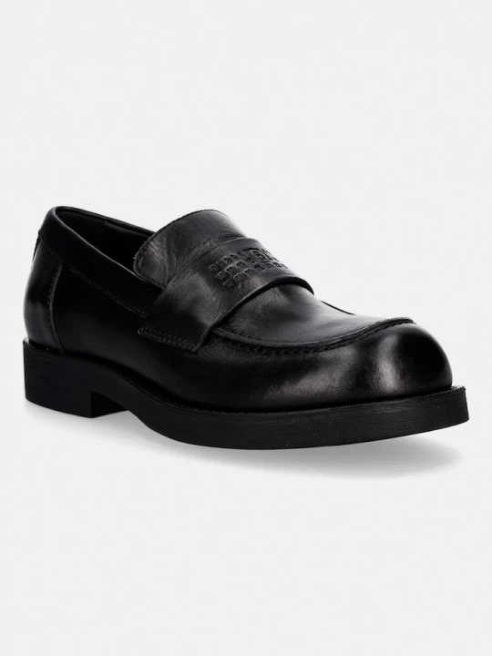 Obrázek produktu MM6 Maison Margiela Kožené mokasíny MM6 Maison Margiela černá
