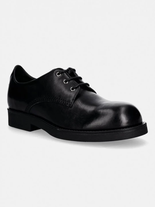Obrázek produktu MM6 Maison Margiela Kožené polobotky MM6 Maison Margiela černá
