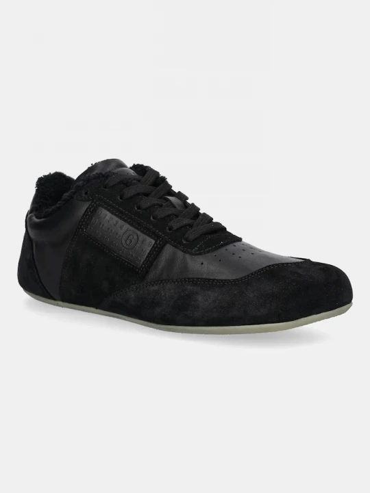 Obrázek produktu MM6 Maison Margiela Kožené tenisky MM6 Maison Margiela černá