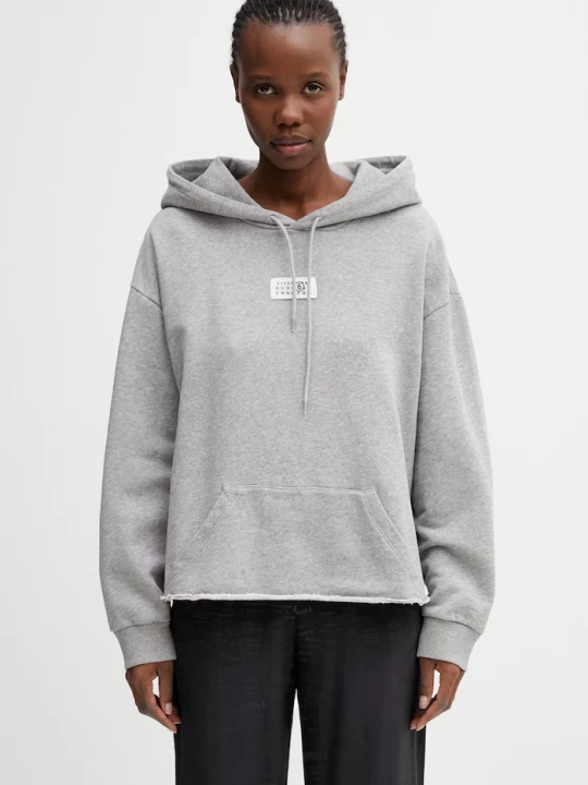 Obrázek produktu MM6 Maison Margiela mikina s kapucí dámská bavlněná