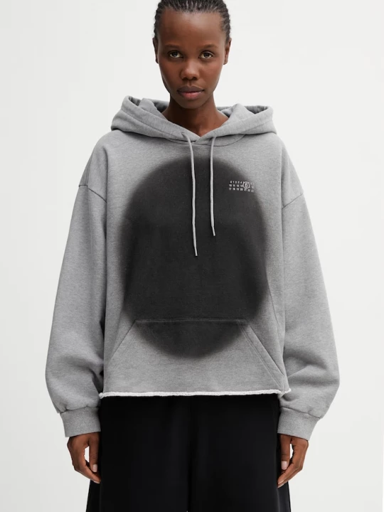 Obrázek produktu MM6 Maison Margiela mikina s kapucí dámská bavlněná