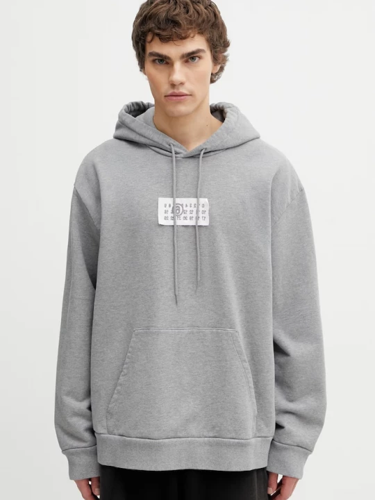 Obrázek produktu MM6 Maison Margiela mikina s kapucí pánská bavlněná