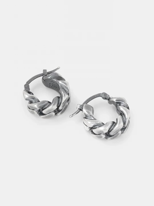 Obrázek produktu MM6 Maison Margiela Náušnice MM6 Maison Margiela stříbrná