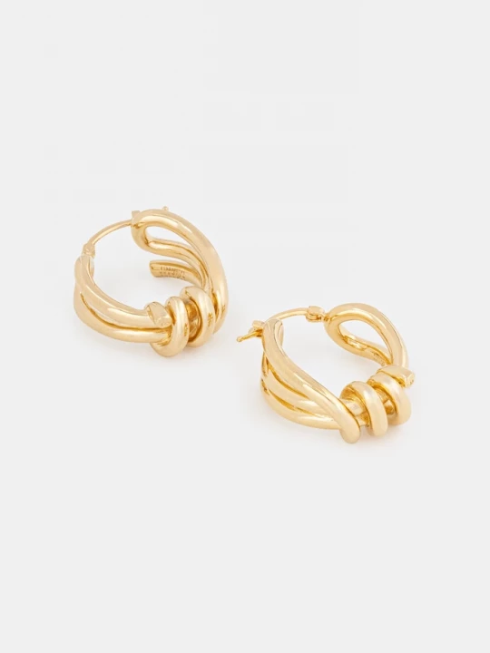 Obrázek produktu MM6 Maison Margiela Náušnice MM6 Maison Margiela zlatá