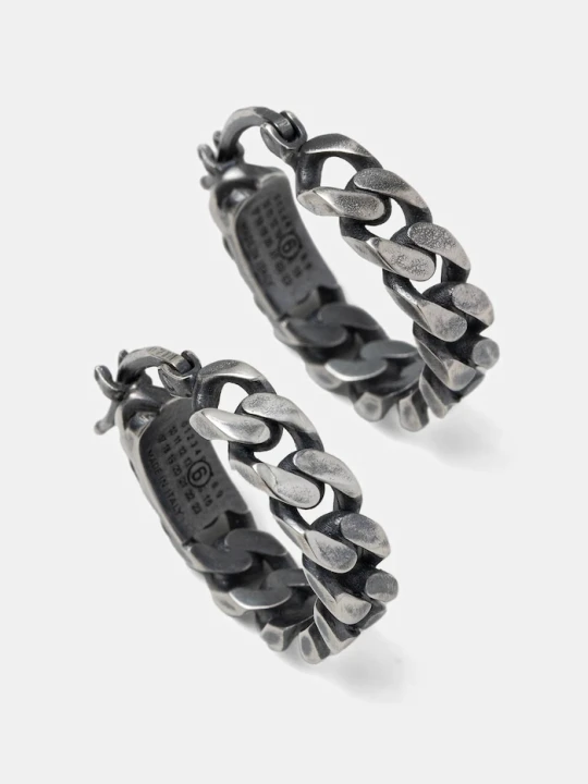 Obrázek produktu MM6 Maison Margiela Náušnice stříbrná