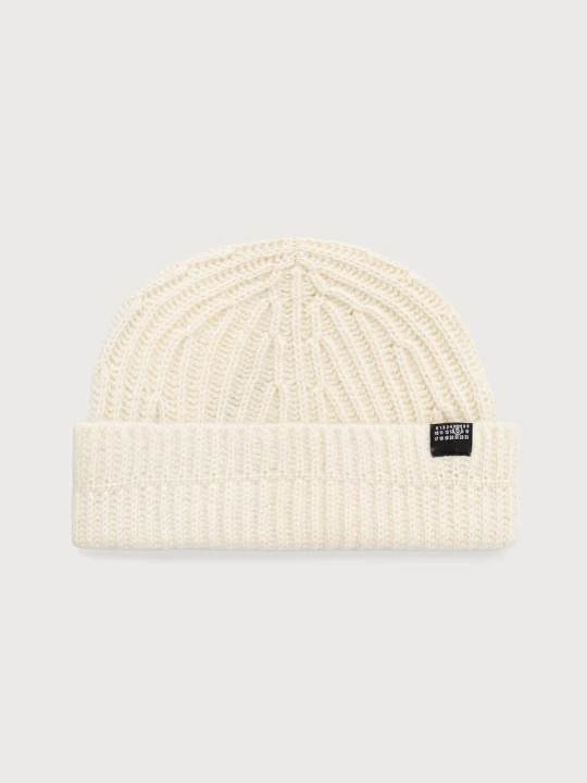 Obrázek produktu MM6 Maison Margiela pletená čepice s vlnou béžová