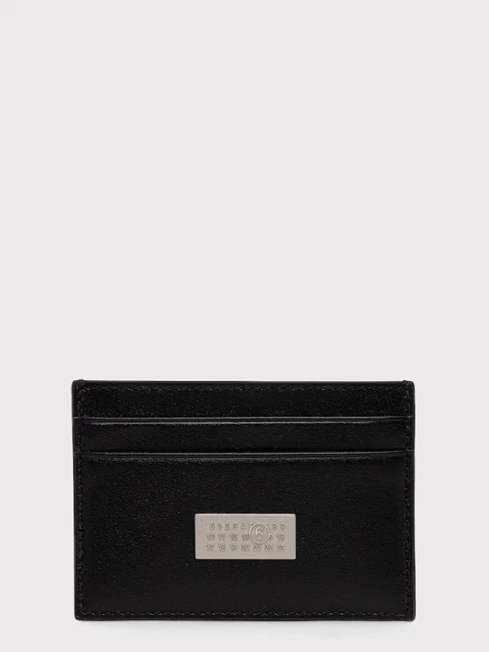 Obrázek produktu MM6 Maison Margiela pouzdro na karty kožené černá