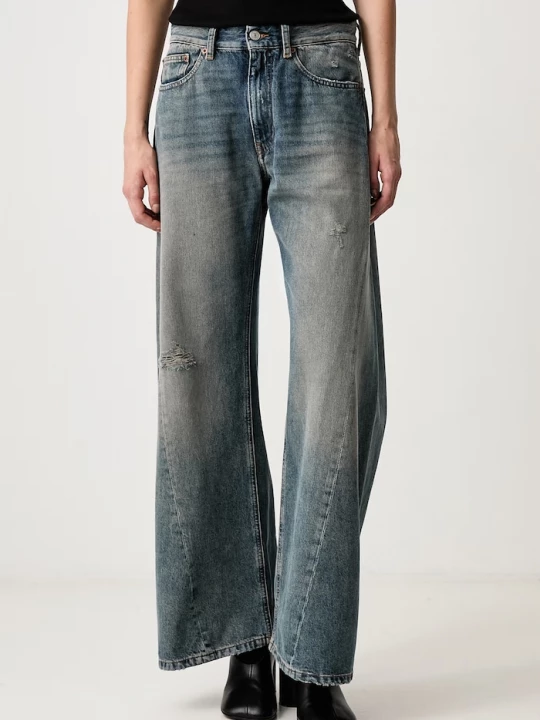 Obrázek produktu MM6 Maison Margiela relaxed fit džíny dámské modrá