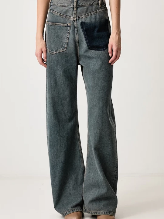 Obrázek produktu MM6 Maison Margiela relaxed fit džíny dámské modrá