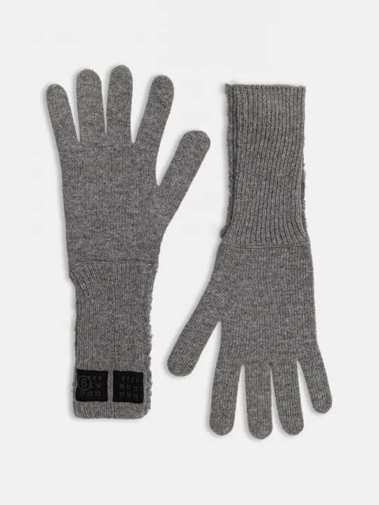 Obrázek produktu MM6 Maison Margiela Rukavice s přídavkem vlny MM6 Maison Margiela