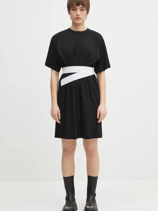 Obrázek produktu MM6 Maison Margiela šaty bavlněné černá