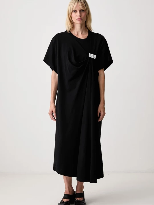Obrázek produktu MM6 Maison Margiela šaty bavlněné černá