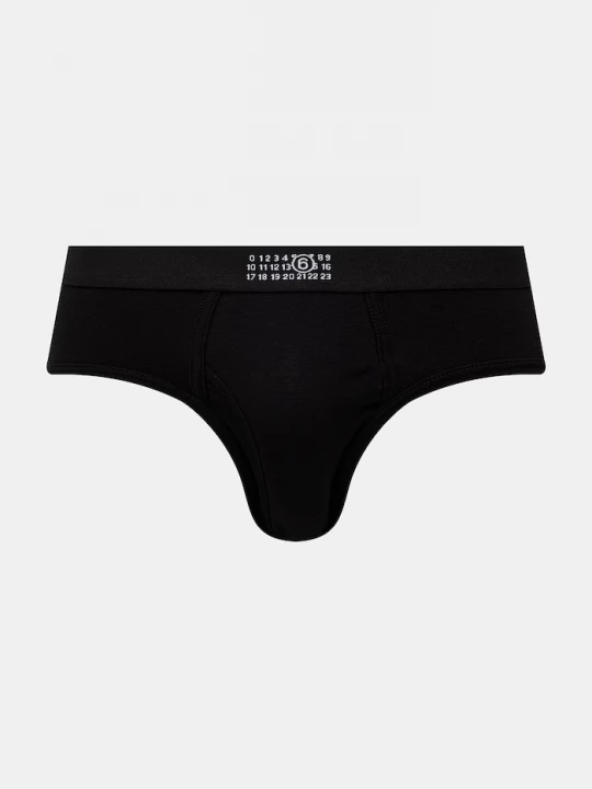 Obrázek produktu MM6 Maison Margiela slipy pánské bavlněné s elastanem černá