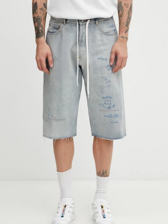 Obrázek produktu MM6 Maison Margiela šortky pánské džínové modrá