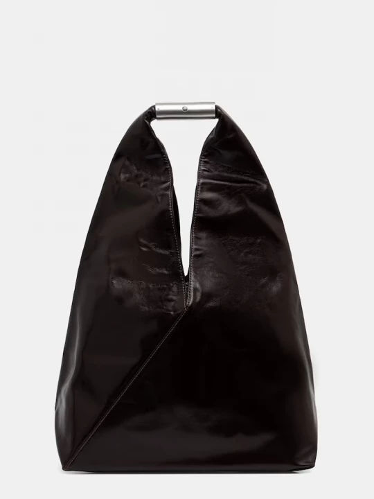 Obrázek produktu MM6 Maison Margiela tote taška dámská kožená hnědá