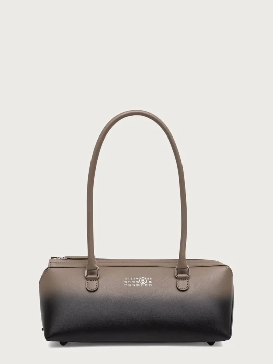 Obrázek produktu MM6 Maison Margiela tote taška dámská kožená hnědá