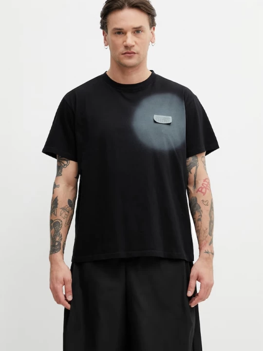 Obrázek produktu MM6 Maison Margiela tričko pánské bavlněné černá