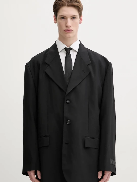 Obrázek produktu MM6 Maison Margiela Vlněné sako MM6 Maison Margiela černá