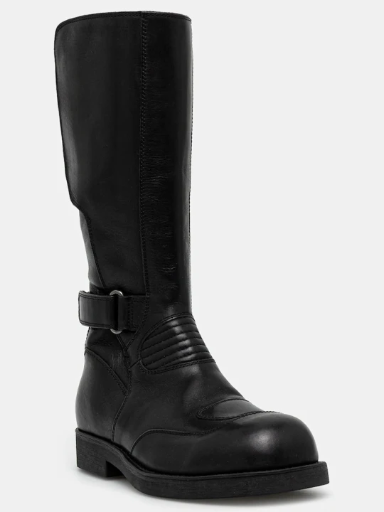 Obrázek produktu MM6 Maison Margiela Vysoké kožené boty černá