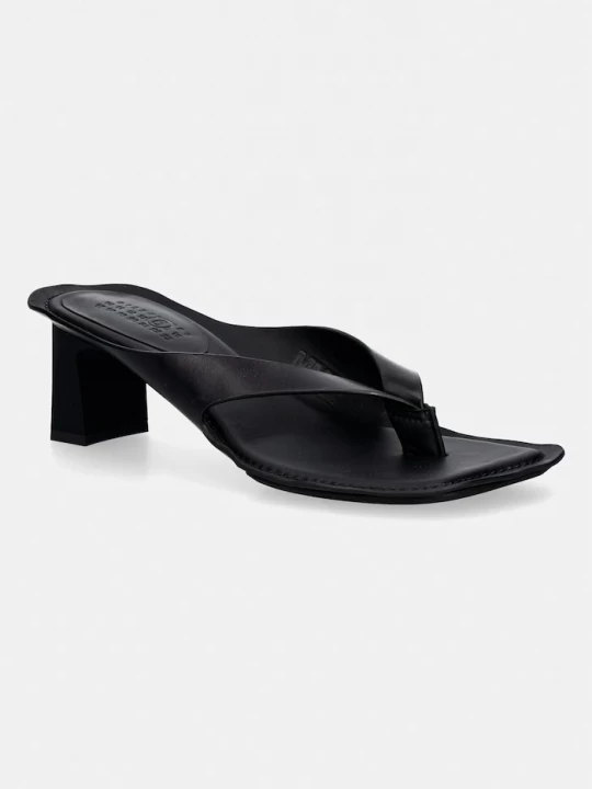 Obrázek produktu MM6 Maison Margiela žabky dámské kožené černá